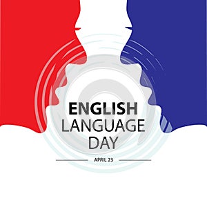 English Language Day concept. April 23