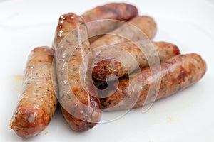 English Lincolnshire ppork sausages
