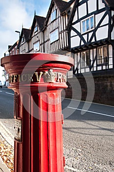 English mailbox.