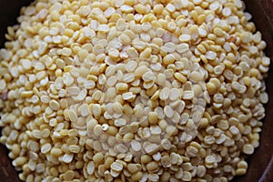 Moong dal in bowl photo