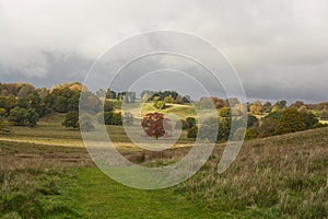 English parkland countryside