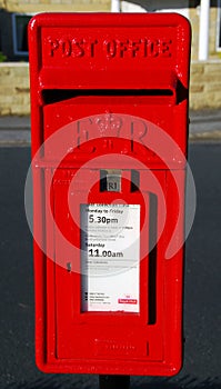 English Post Box photo