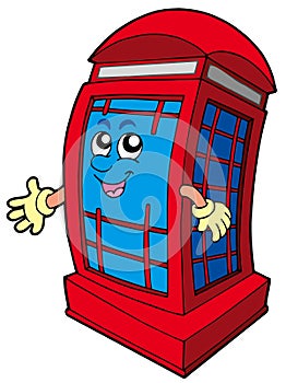 English red phone booth