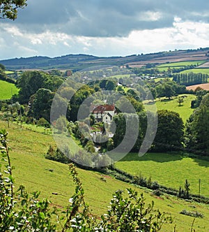 An English Rural Hamlet in Somerset, UK