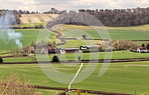 An English Rural Landscape in the Chiltern Hills