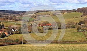 An English Rural Landscape in the Chiltern Hills