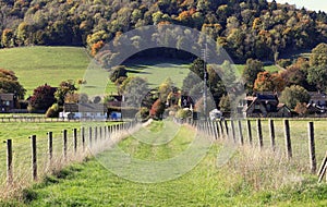 An English Rural Landscape in the Chiltern Hills