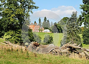 An English Rural Landscape with Manor House