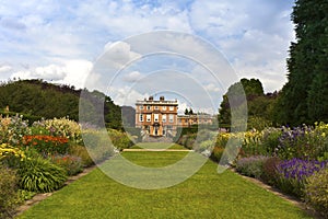 English stately home and gardens.