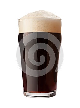 English Stout Isolated with clipping path