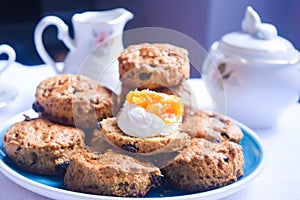 English tea biscuits, English scones