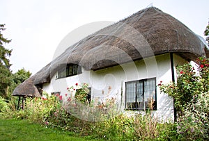 English thatched cottage