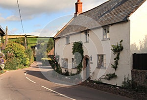 English Village Cottage next to a quiet Lane