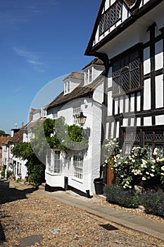 English village cottages. Rye West Sussex.