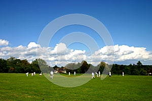 English village cricket match