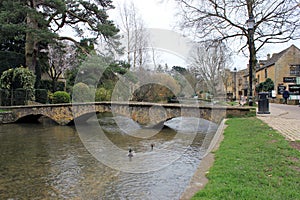 English village foot bridge