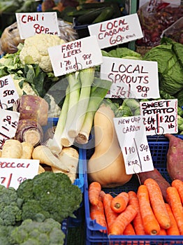 English winter vegetables