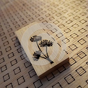 Engrave wood DIY aesthetic souvenir