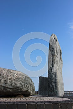 Engraved rune stones