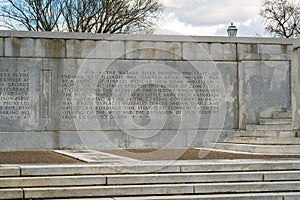 Engraved Wall at George Rogers Clark National Historical Park