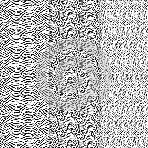 Engraving hand drawn pattern collection Vector illustration.