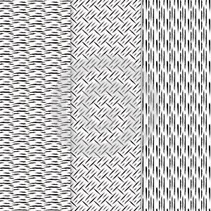 Engraving hand drawn pattern collection Vector illustration.