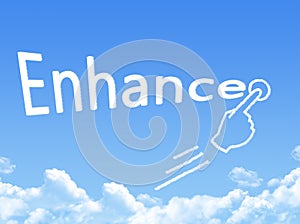 Enhance message cloud shape