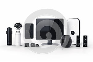 Enhance your home security concept with a smart security system, integrating camera surveillance in portable settings for hidden p