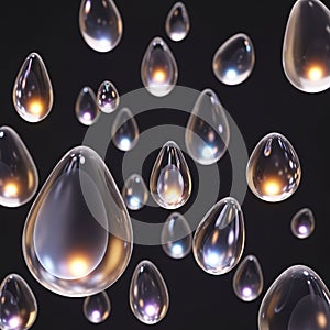 Enhanced by a dark background that contrasts with the luminous