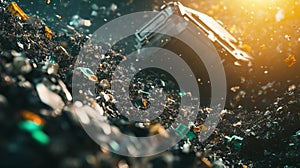 Enhanced Enzyme Activity for Biopolymers in Waste Management Process