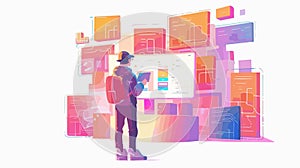 Enhancing User Experience Through Data Access Abstract Concept