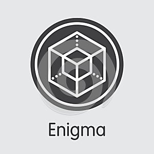 Enigma - Cryptocurrency Illustration. photo