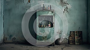 The Enigmatic Charm Of An Old Fridge: A Realistic Portrait Of Absinthe Culture