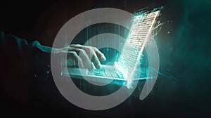 The Enigmatic Cyber Hacker.AI generated image