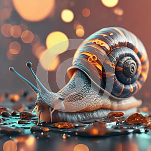 Enigmatic Elegance: The Seductive Snail