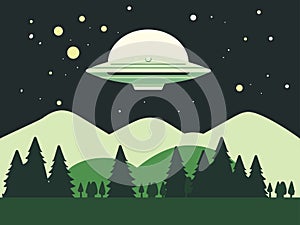 Enigmatic Landing - UFO in the Forest