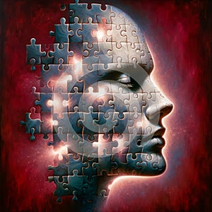 The Enigmatic Portrait of a Soul: A Jigsaw Human