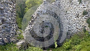 Enigmatic Ruins of Hugstein Castle Overlooking the Florival Valley, Vestige of History Amidst Verdant Nature