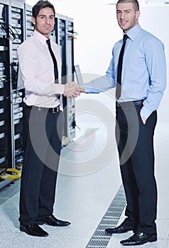 It enineers in network server room