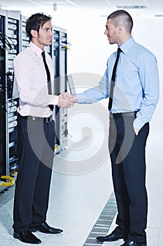 It enineers in network server room