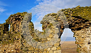 Enisala medieval Fortress in Dobrogea Region-inside the walls.