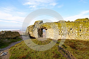 Enisala medieval Fortress in Dobrogea Region-inside the walls.