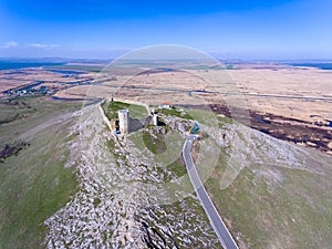 Enisala medieval fortress in Dobrogea, Romania