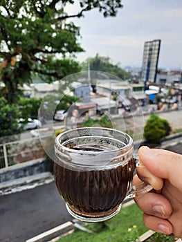 Enjoy a cup of coffee