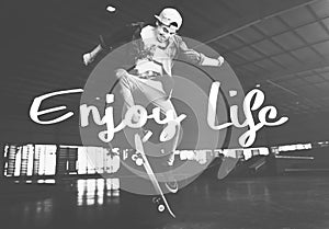 Enjoy Life Pleasure Satisfaction Happiness Concept