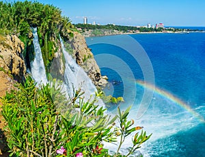 Enjoy the Lower Duden Waterfall, Antalya, Turkey