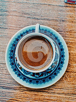Enjoy in Turkish coffe