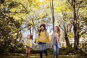 Enjoying the outdoors together