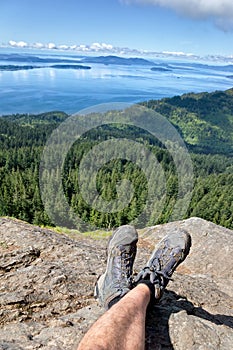 Enjoying the View of the San Juan Islands