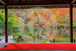 Enkoji temple at falls, Kyoto